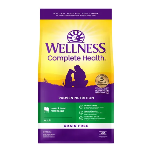 Wellness Complete Health Grain Free Lamb & Lamb Meal package