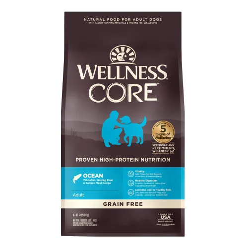 Wellness CORE Grain Free Ocean Whitefish, Herring & Salmon package