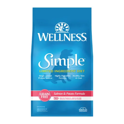 Wellness Simple Salmon & Potato Formula package