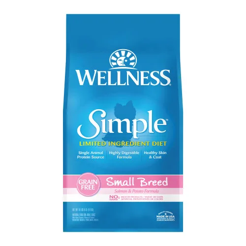 Wellness Simple Small Breed Salmon & Potato Formula package